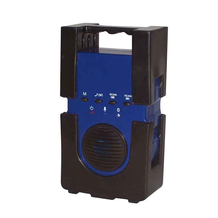 New Hot Work Site Wireless Speaker 360 Degrees Rubber Handle Powerful Sound Speaker