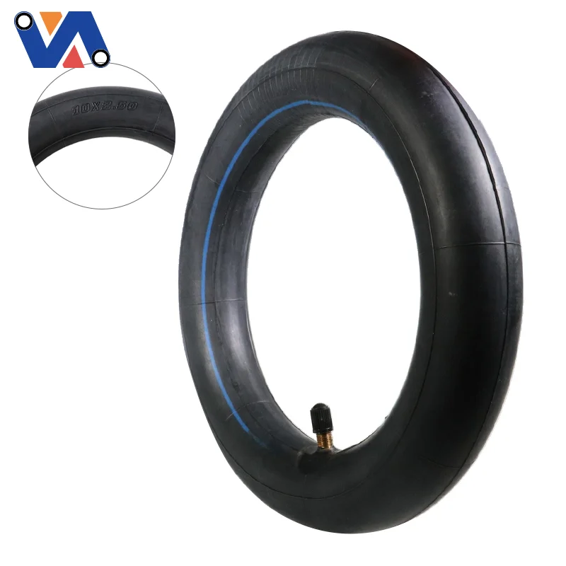 New Image 10*2.5 Inner Tube with Straight Valve Fit For 10*3 Outer Type Scooter Spare Parts