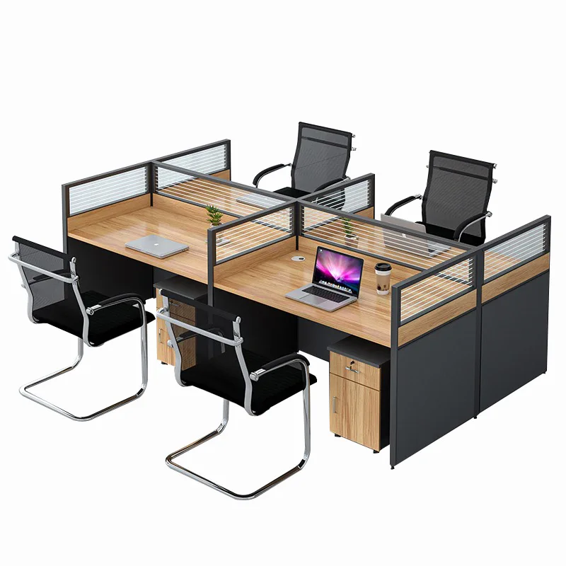 Modular office partition call center 2 4 6 person office desk modern office cubicle workstation