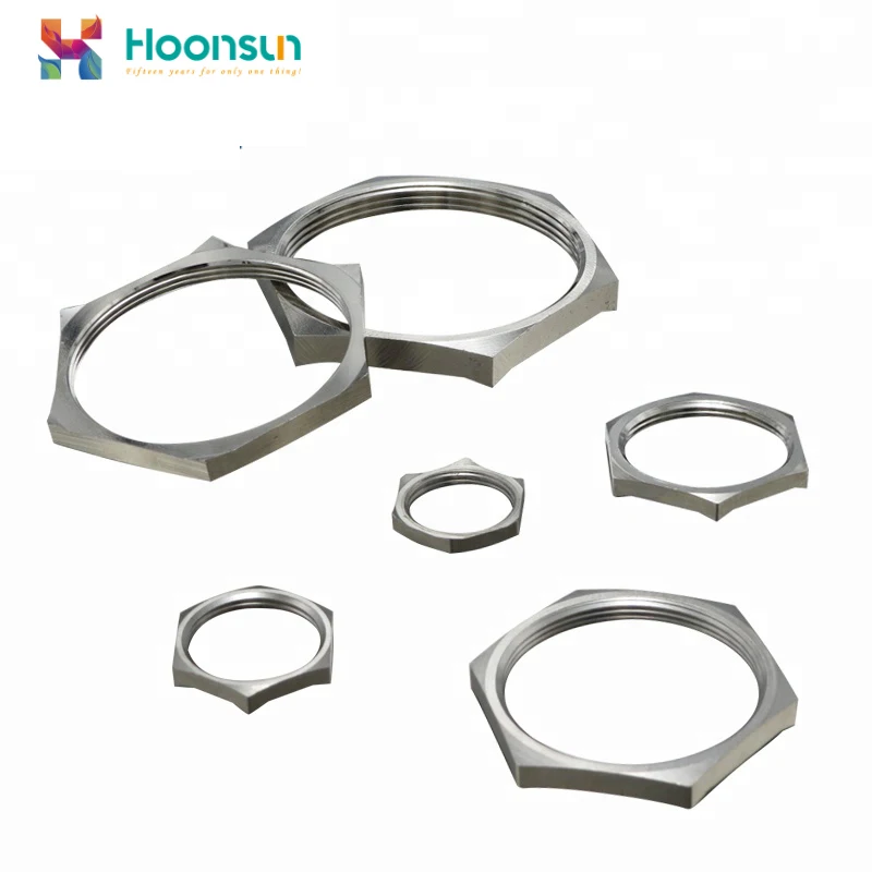 Metric PG G NPT Thread Brass Cable Gland EMC Lock Nut Types