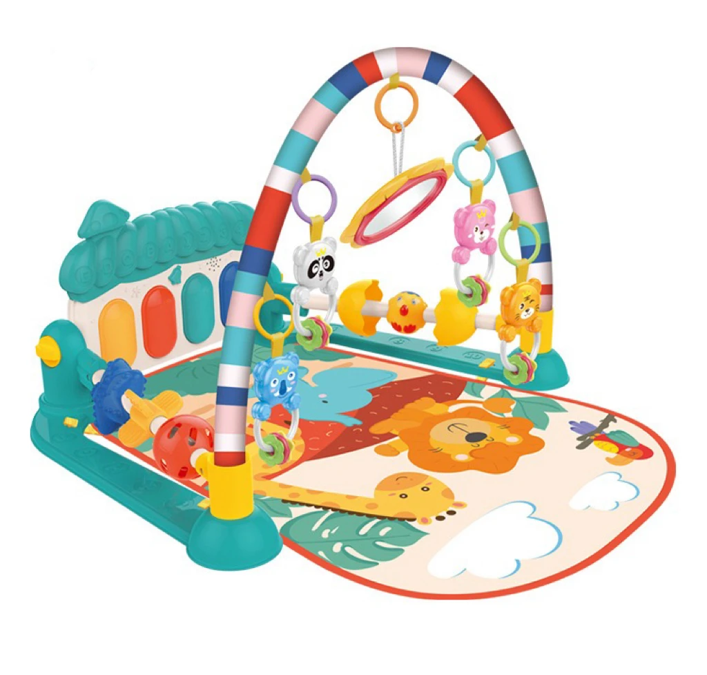 Baby Play Mat Educational Kids Carpets Music Rack Play Mat Puzzle Carpet Piano Keyboard Infant Playmat Gym