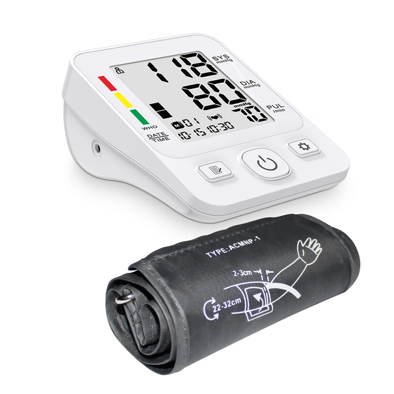 Newest Buy Portable Automatic LCD Display Smart Sphygmomanometer Digital Arm Electronic Bp Machine Blood Pressure Monitors