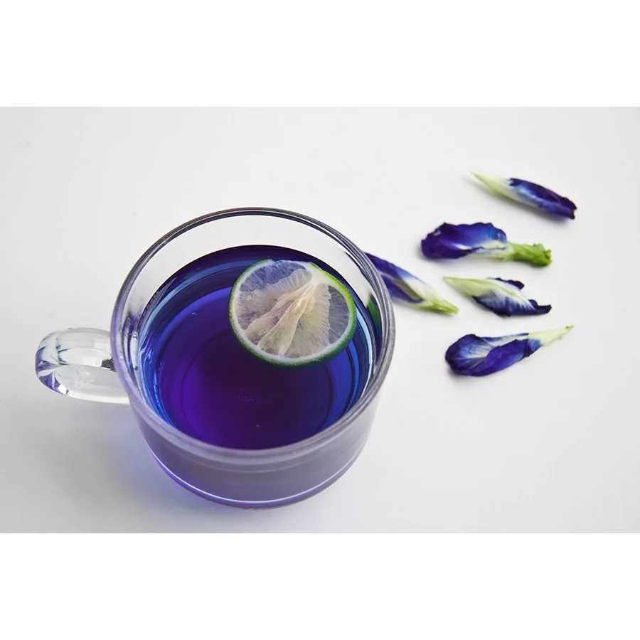 Skin-Improving dried flowers butterfly pea extract good for health