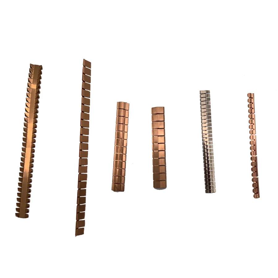 Custom Sheet-metal Working SMD SMT Contact Springs Gold BeCu C17200 EMI Shielding Spring Shrapnel Beryllium Copper Finger Stock