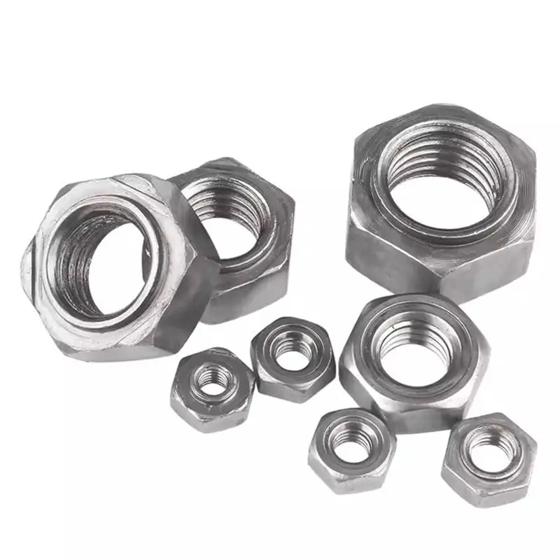 Wholesale Hexagon Weld Nut High Strength Grade 8.8 M6 1/4-20 Inch Size DIN 929 Projection Spot Hex Weld Nuts