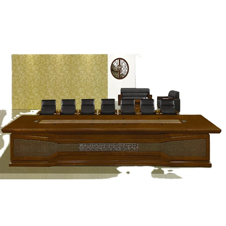 latest mdf painting conference table wooden meeting desk for office furniture