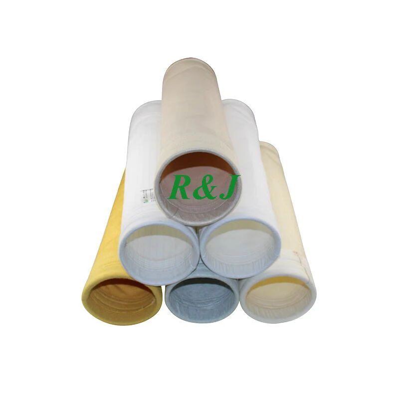 Antistatic Polyester With PTFE Membrane Needle Felt Water And Oil Repellent PE Filter Bag