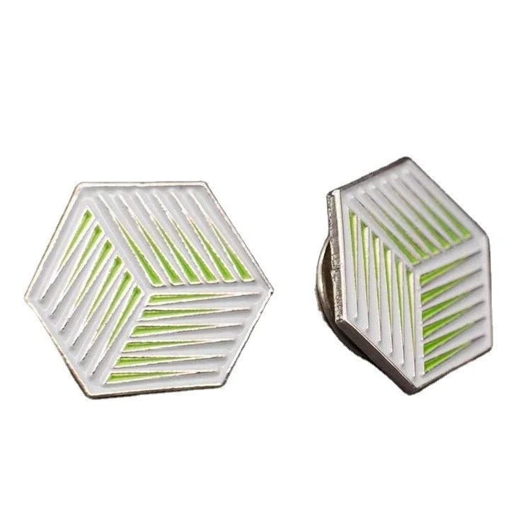 Promotional Custom Enamel Metal Lapel Pin Badge 3D Design Die Cut Printing on Brass for Fashion Gift Use Magnetic or Pin Back