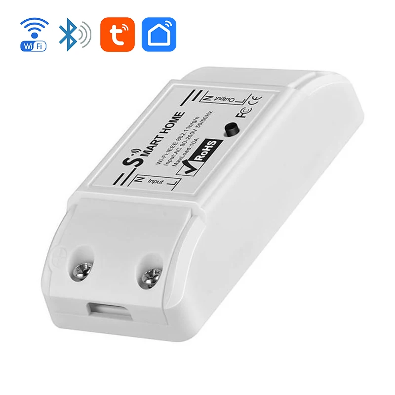 Smart switch BSD16 Universal tuya wifi mesh with energy monitor 10a esp series tasmota firmware custom smart wifi switch
