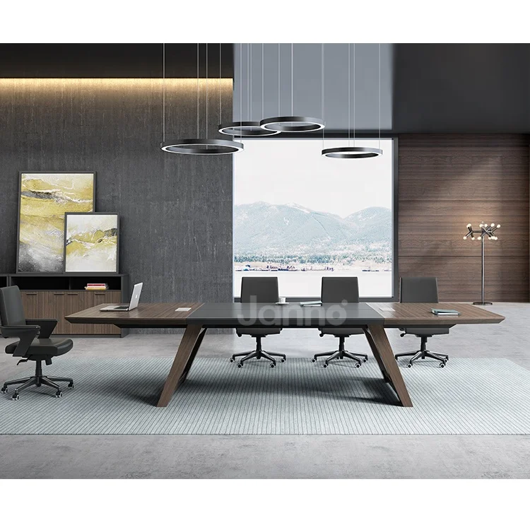 board-room wooden conference desk office commercial meeting room furniture big banquet table