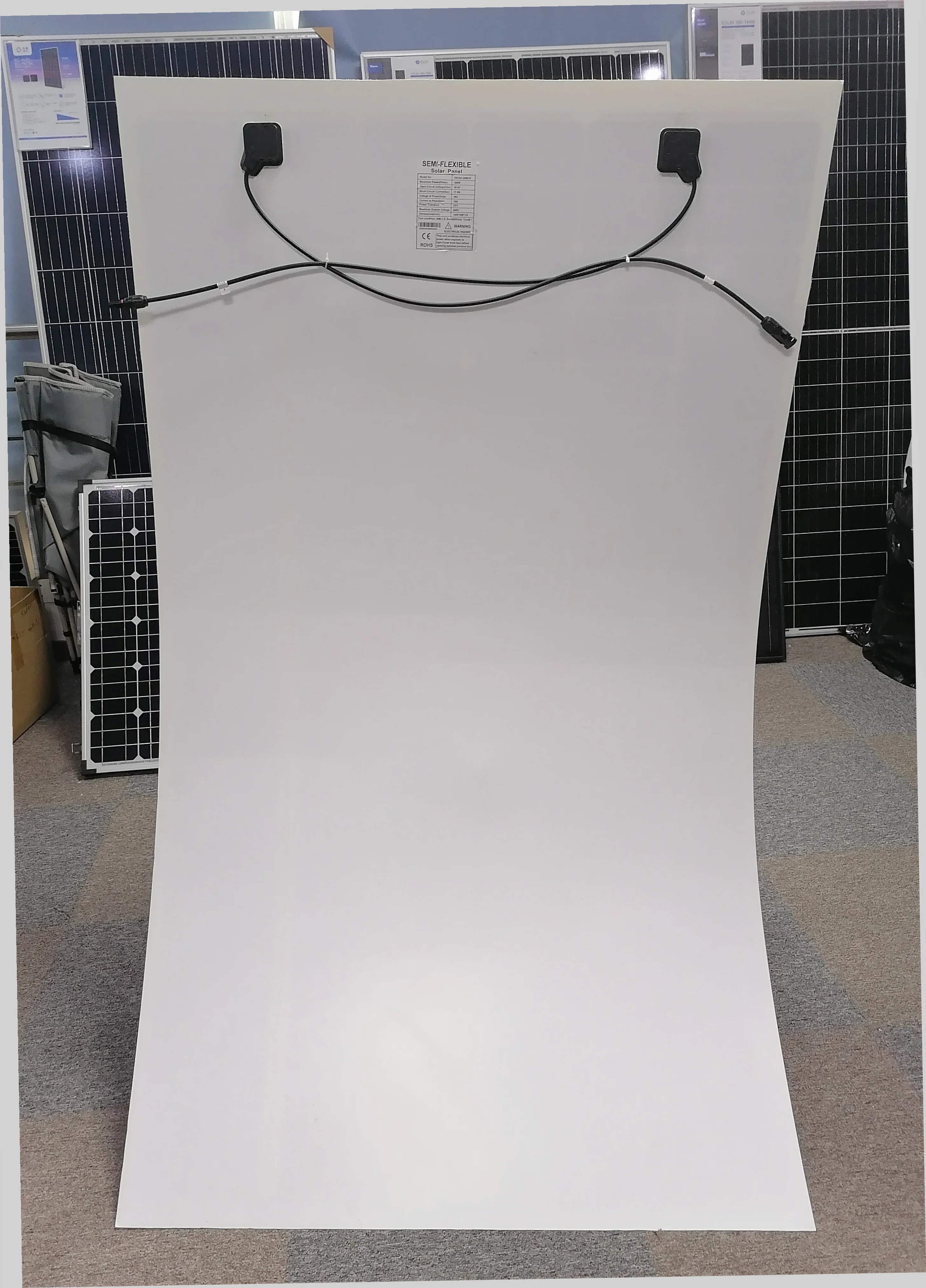 2022 ETFE Semi Flexible Solar Panel Price for RV Marine Caravan Solar Energy System