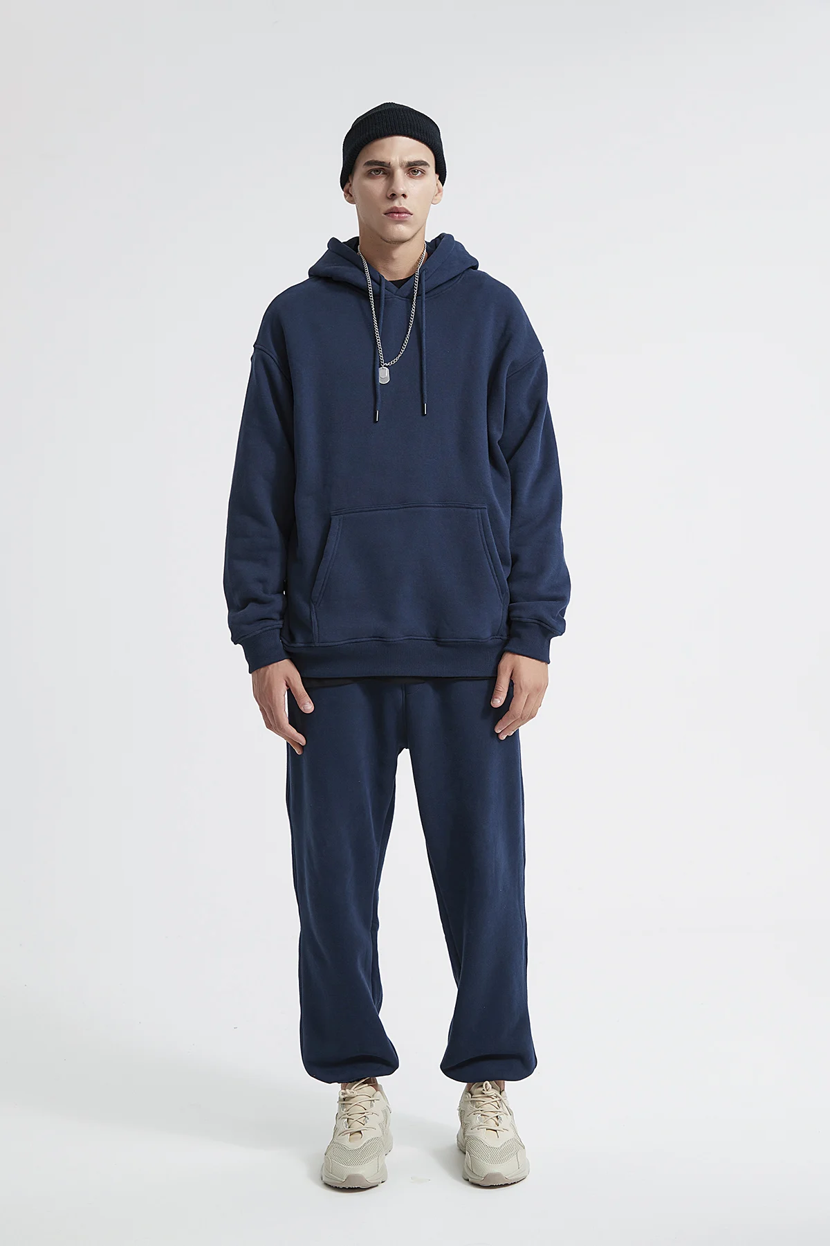 Men/Women High Street Loose Hoodie 18 Colour 360G Fleece Hoodie SweatShirt Solid Pullover