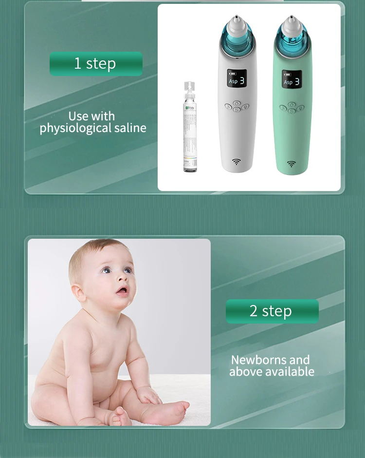 electronic nasal aspirator mucus extractor for babies 