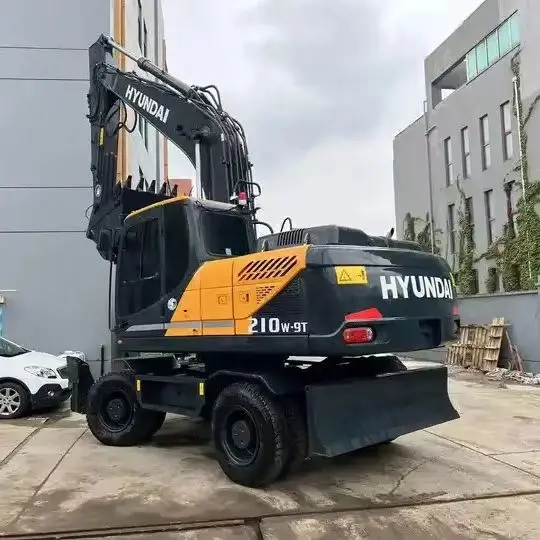 Оригинальный использованный гидравлический экскаватор Hyundai 210w-9s 210w-7 150w-9 для продажи