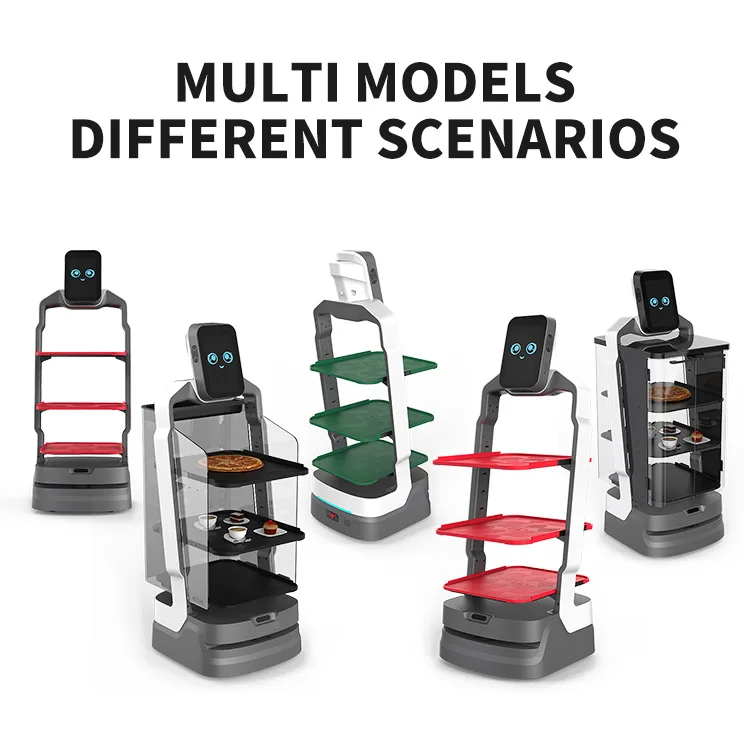 ELUEYES Robots De Servicio Para Restaurantes, Customized Automatic Restaurant Meal Delivery Robot Waiters For Serving Coffee/