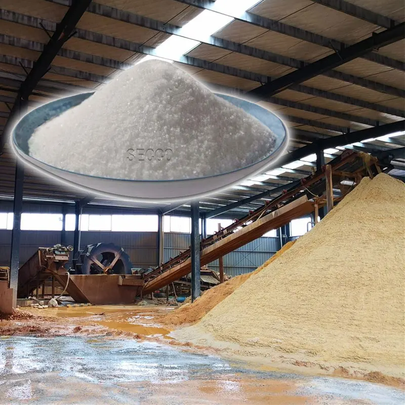 Secco Wholesale Price White Powder Flocculant Chemicals Anionic Polyacrylamide APAM for Sand Washing Plant Wastewater Treatment