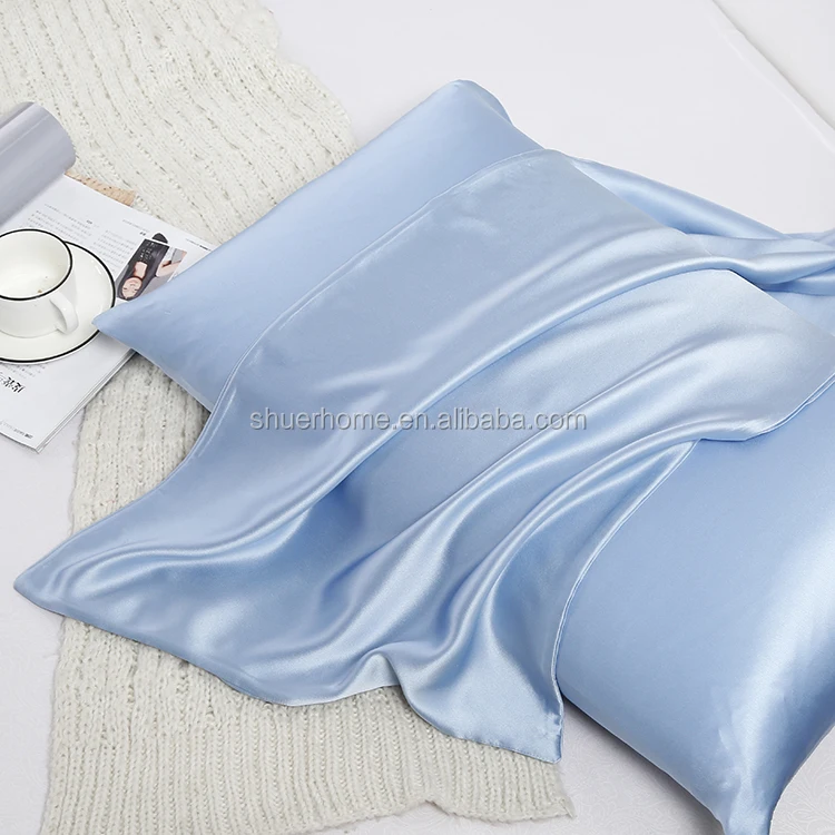 Wholesale Custom Silk Pillow case Both Side 100% Mulberry Natural Silk Pillowcase with Hidden Zipper
