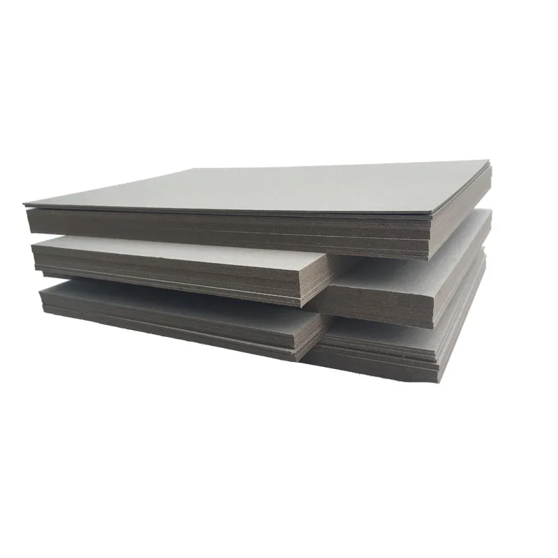 350g High Stiff Laminated Chipboard Grey Board Paper for Bookcover Binding/Puzzle Making gray cardboard