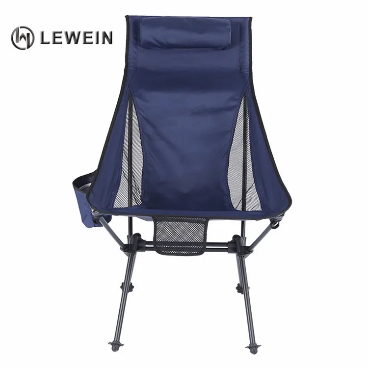 Cheap small customized color high back lightweight ultralight light portable folding camping fishing moon chair
