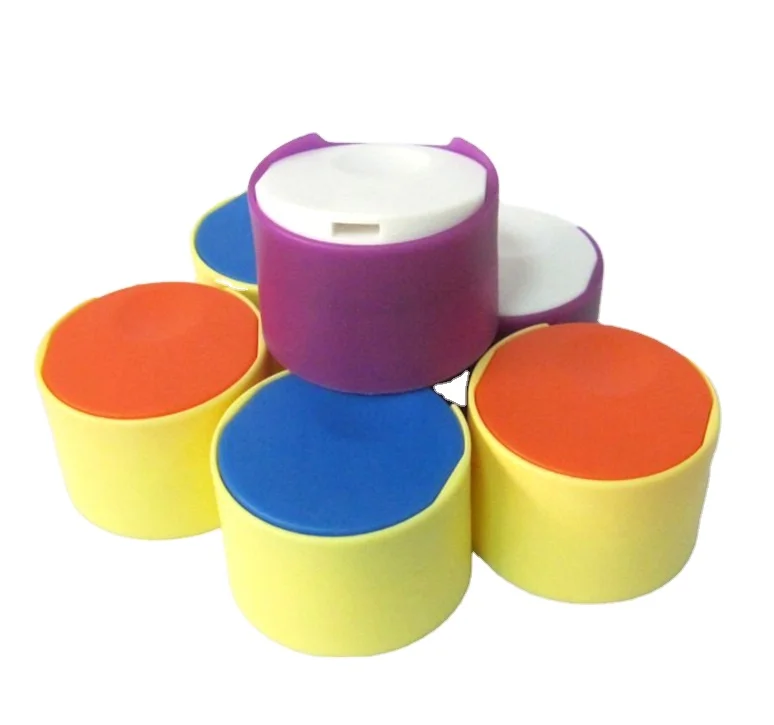 20mm 24mm 28mm 38mm  double wall plastic flip top cap mfor shampoo bottles