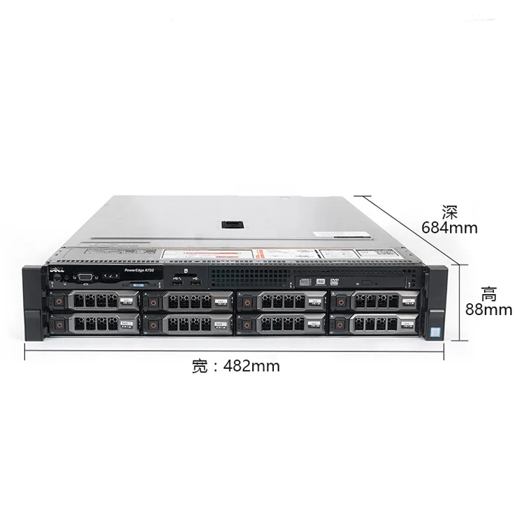 server computer Refurbished 2U server with good price PowerEdge rack server Intel Xeon e5-2670 V3 CPU Dell r730xd