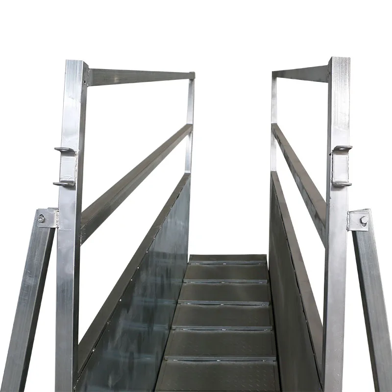 Galvanized Livestock Equipment Adjustable Cattle Sheep Horse Loading Ramp