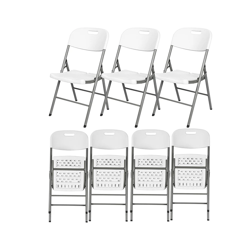 China Garden White Beach Portable Cheap Lightweight Plastic Folding Camping Chair For Event