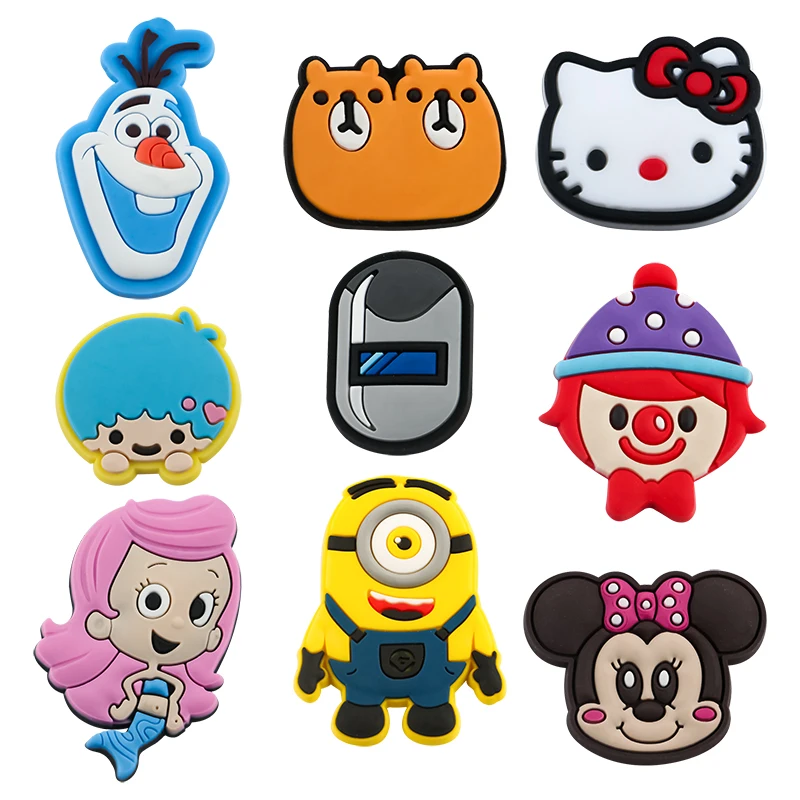 Shoe Accessories New Style  Cute Cartoon Beautiful Reserve Price Pvc Material Clog Decorations Garden Shoe Flower  Cartoon Shoe Charm