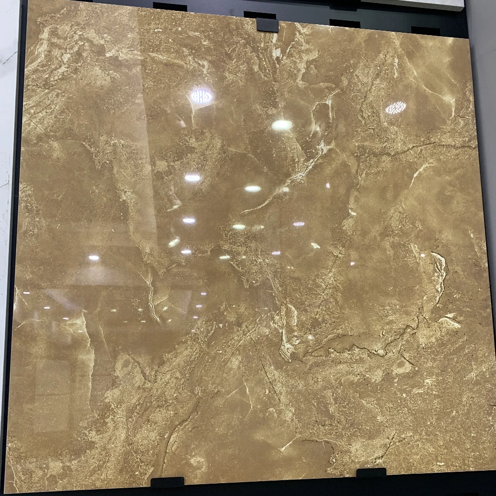 Glazed Ceramic Tiles And Marbles Porcelain Material Floors Tiles High Glossy Interior Floor Creta Beige Tiles 600x600