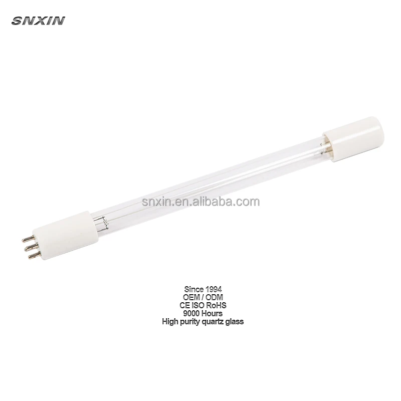 SNXIN nice price 6W 165mm T5 4 pins uv lamp for uv water sterilizer water treatment