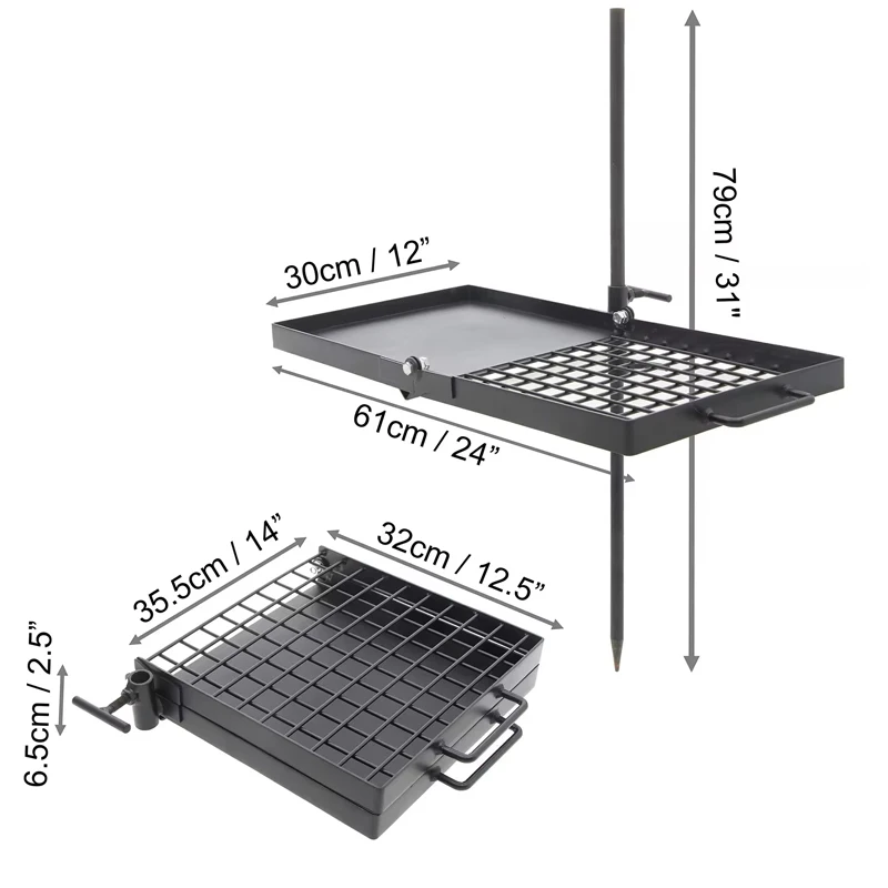 Portable Ground Insert Barbecue Grill, a versatile solution for outdoor barbecue