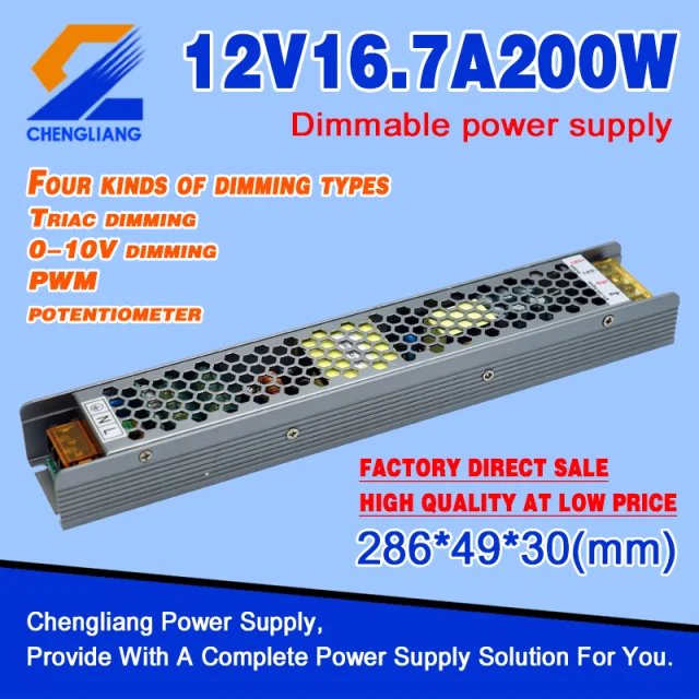 60W-1000w 12V 5A SMPS Power Supply Triac 0-10V Dimming LED Driver ac dc 12v to 5v buck converter 24v power 8a supply