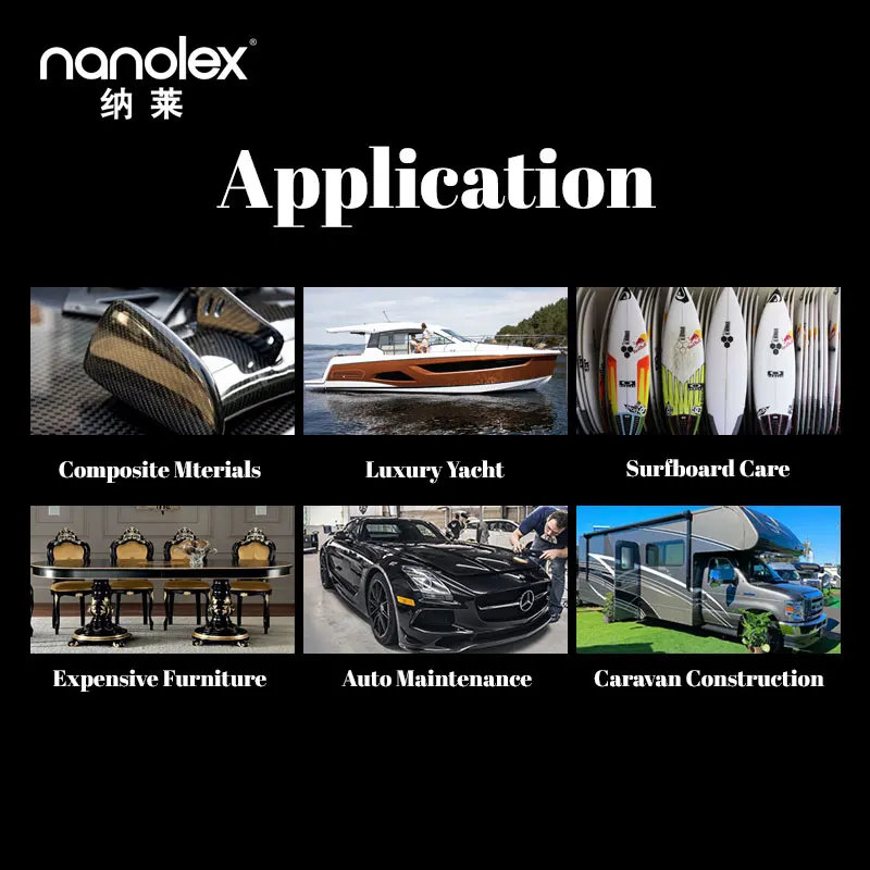 Nanolex 500 Car Polishing Compound Wax Paint Care Scratching Repair Kit Car Paint Scratch Repair Wax