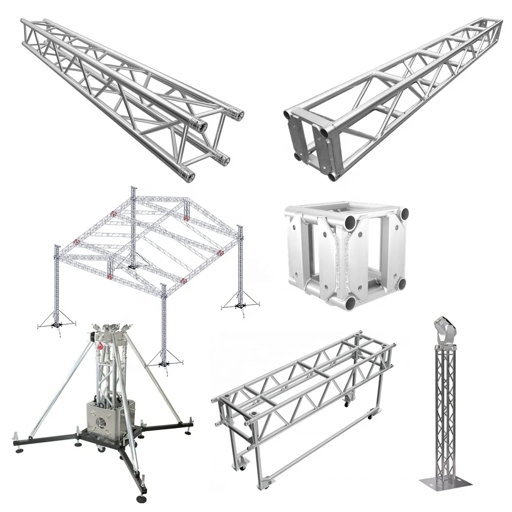 Lighting Truss Displays Aluminium Stage Truss Tothet Line Array Canopy Steel Roof Truss Lift Tower-Durable Versatile