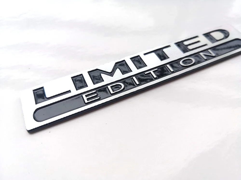 Limited Edition Custom Size and Color ABS Material Car Stickers  Emblem Trunk Badge Auto Decals for Skoda Mazda KIA Vehicle Logo