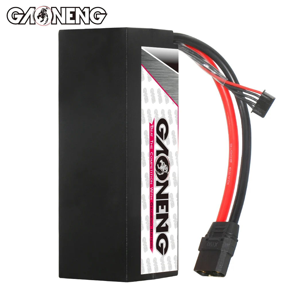 GNB GAONENG 8500MAH 4S 4S2P HV 15.2V 140C XT90 RC LiPo Battery 1:8 1/8 scale RC Racing Car hard case LiHV High Voltage