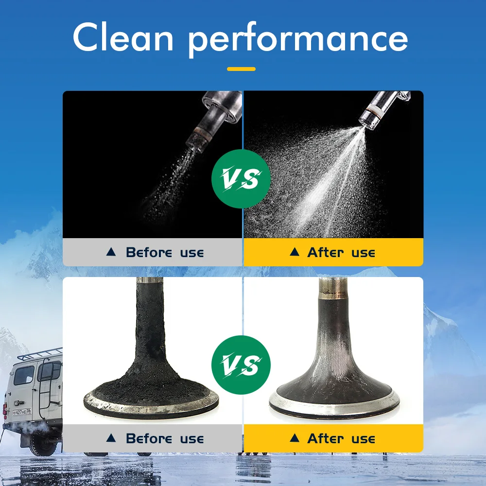 SANVO fuel system cleaner additive car boost power additional fuel engine saver carbon removal additives