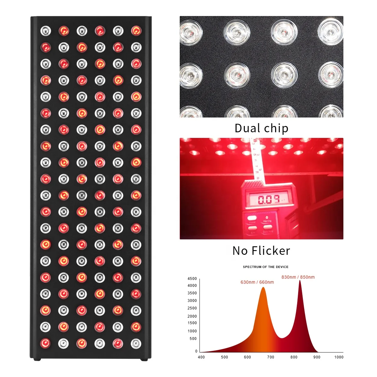 spa full body pain relief pdt machine nir  laser near infrared lamp devices 660nm 850nm led red light therapy panel stand