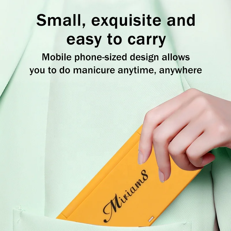 Mini Foldable Nail Art Phototherapy Machine UV Baking Lamp with Two Modes Intelligent Baking Glue Does Not Harm Hands or Eyes