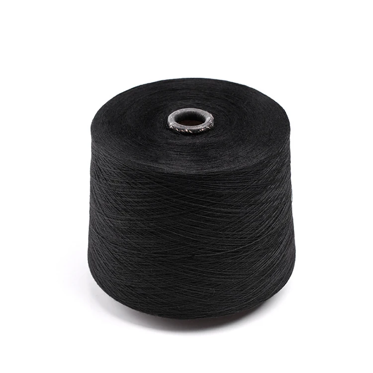 
High quality soft eco friendly 100% white cotton yarn for Knit fabrics 