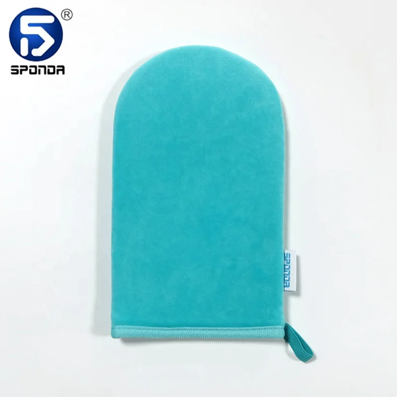 Instant Lotion Self Tanner Tanning Mitt Glove for Best Fake Tan Exfoliating Gloves