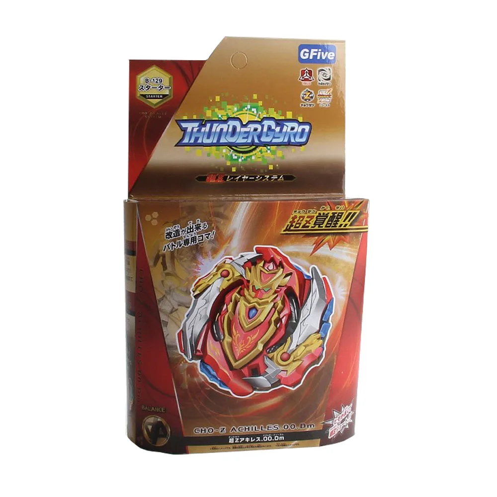 Toupie Bayblade Burst 2019 Bey Z B-129 Cho-Z Achilles.00.Dm w/LR V.JP With Launcher Blade Blades