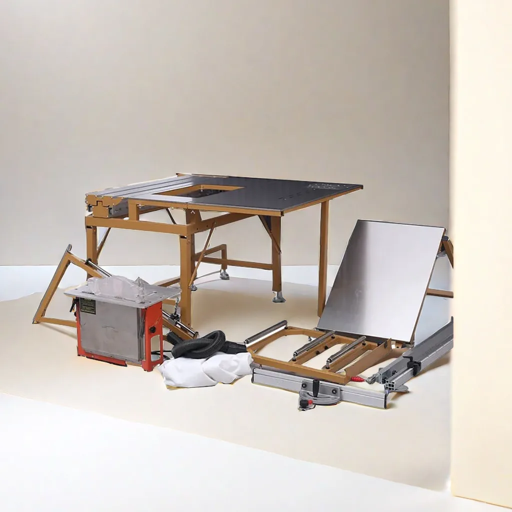 Dust free master saw elevating table saw multi functional bench woodworking table saw integrated precision