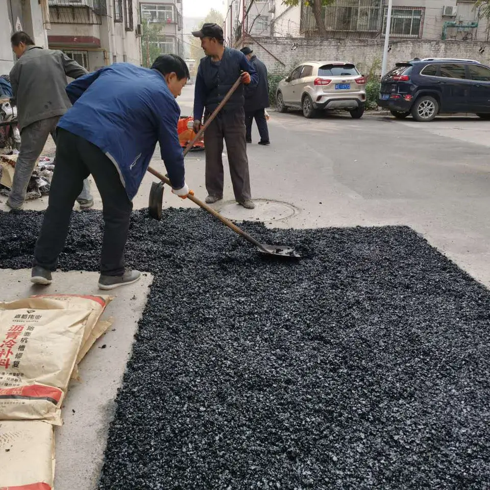 Modified Bitumen Pavement Coloring Beautify The Environment Cold Mix Colored Asphalt