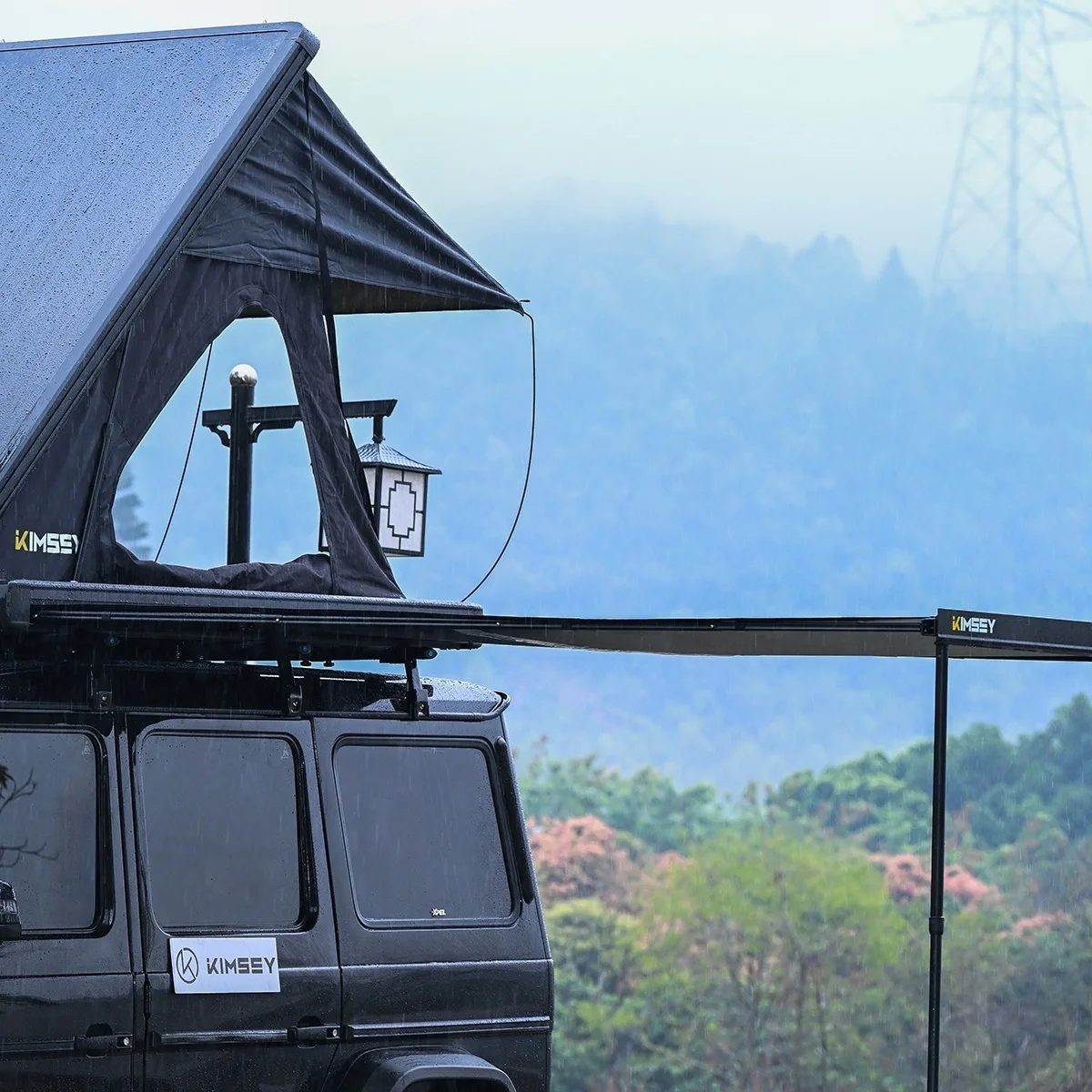 Oem Factory In China New Style Automatic Retractable Car Aluminum Awning Car Side Awning