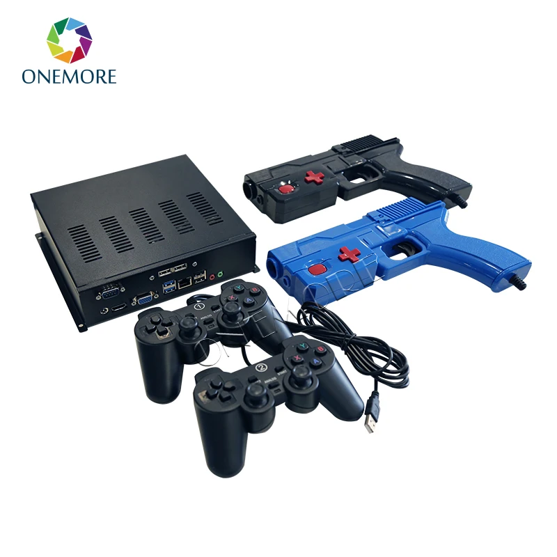 4 Light Gun Arcade Game Gun Modified to USB Light Guns For PC Shooting Game With Shock Recoil