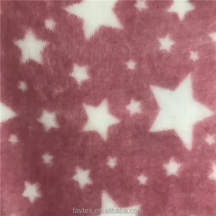 Wholesale 100% Polyester Customized Giraffe/Frog Printed Flannel Fleece Fabric For Nightgown