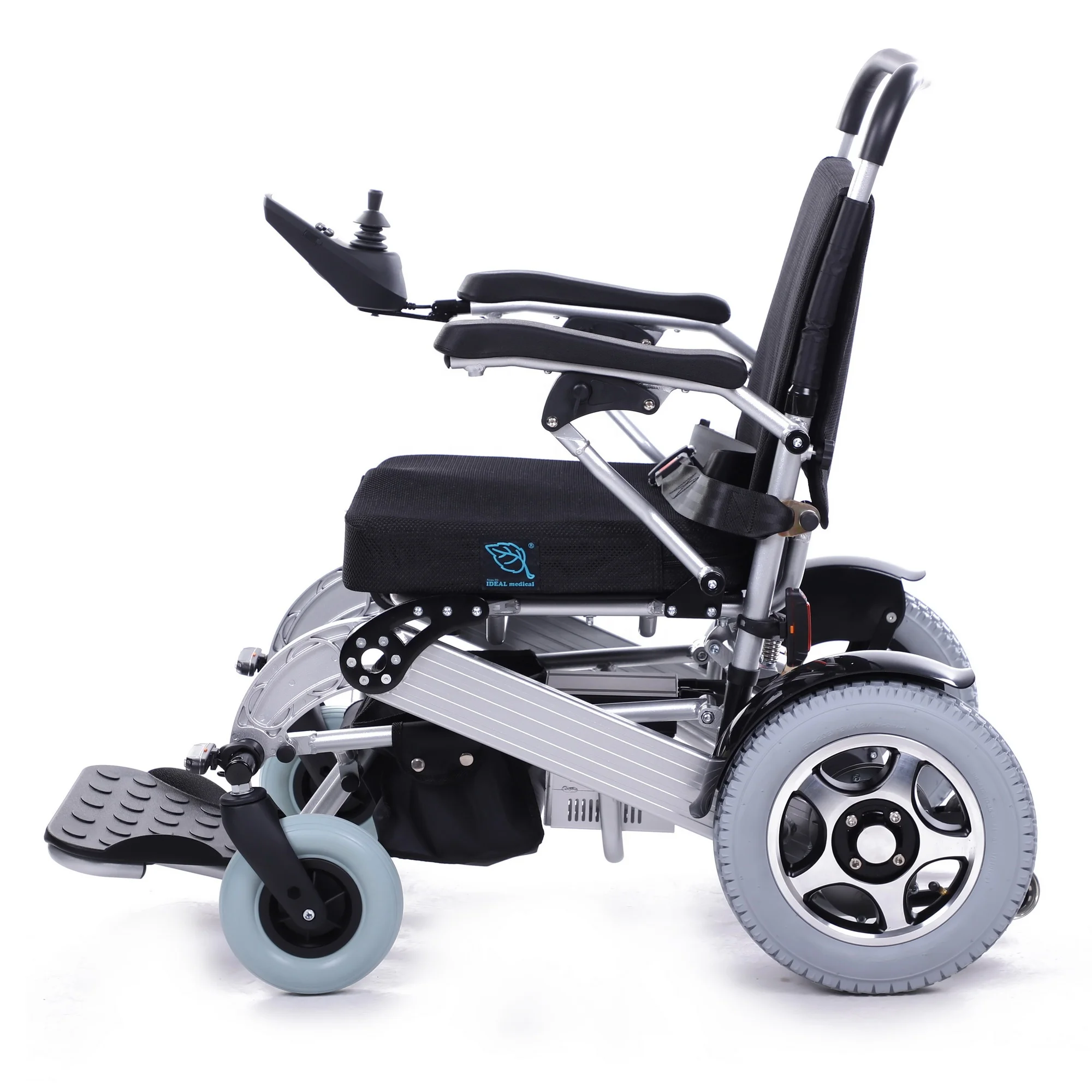 High-end Powered Mobile Device Walker Electric Motorized Folding Wheelchair For Adults