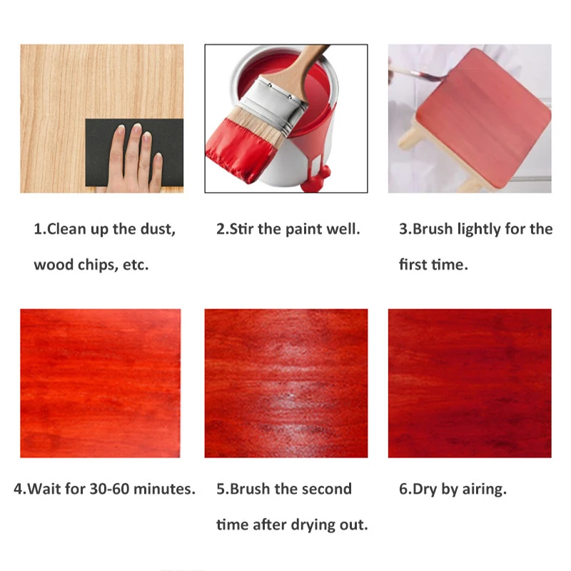 Antique Wooden Paint Classical Furniture Plate Paint With Beautiful Paint Film