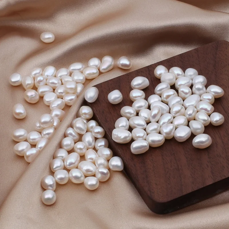 No hole can drill free sample 7-8 mm AAA top quality loose freshwater nugget pearl